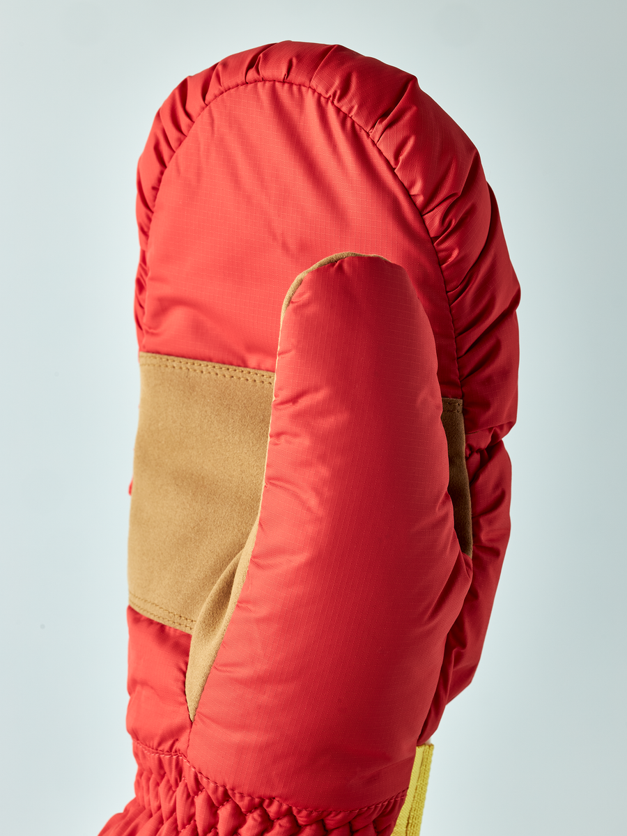 Hestra Kiruna Mitt - Light Red detail