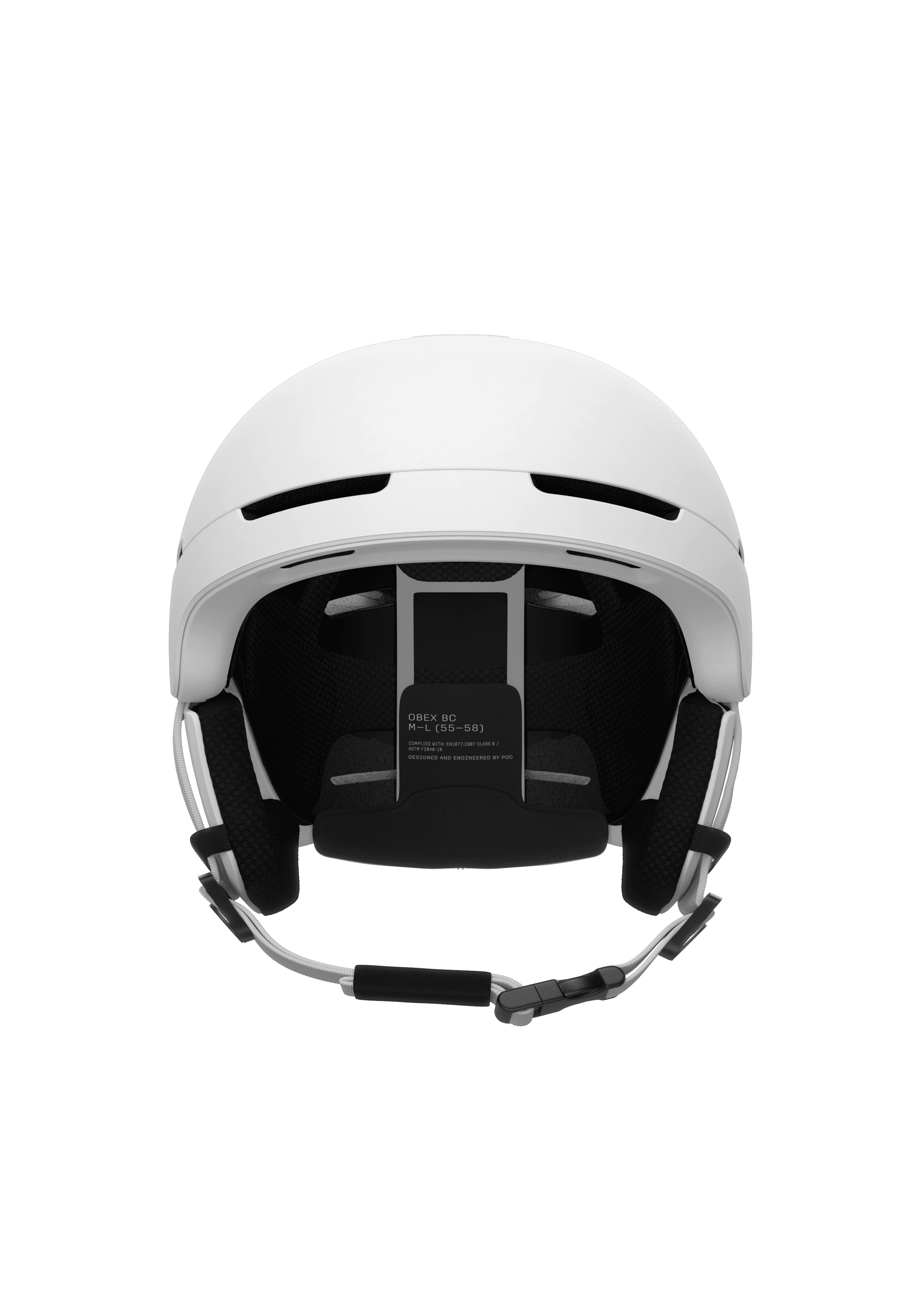 POC Obex BC MIPS — Hydrogen White Matt — side view