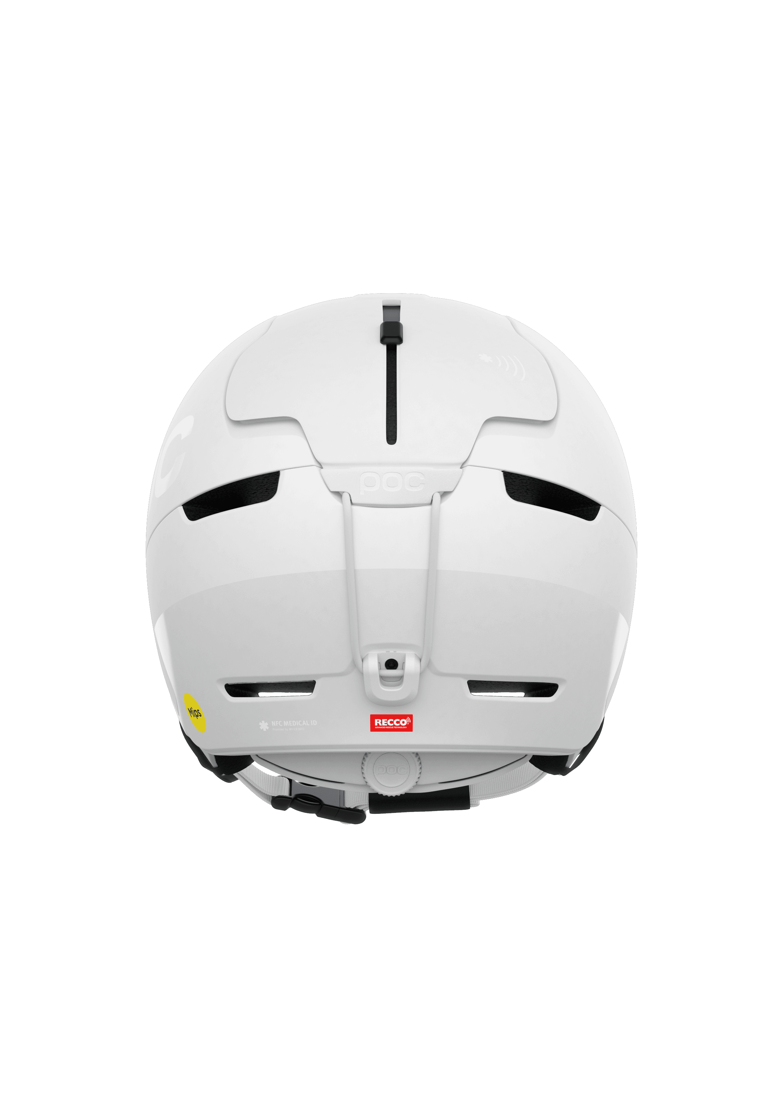 POC Obex BC MIPS — Hydrogen White Matt — detail view