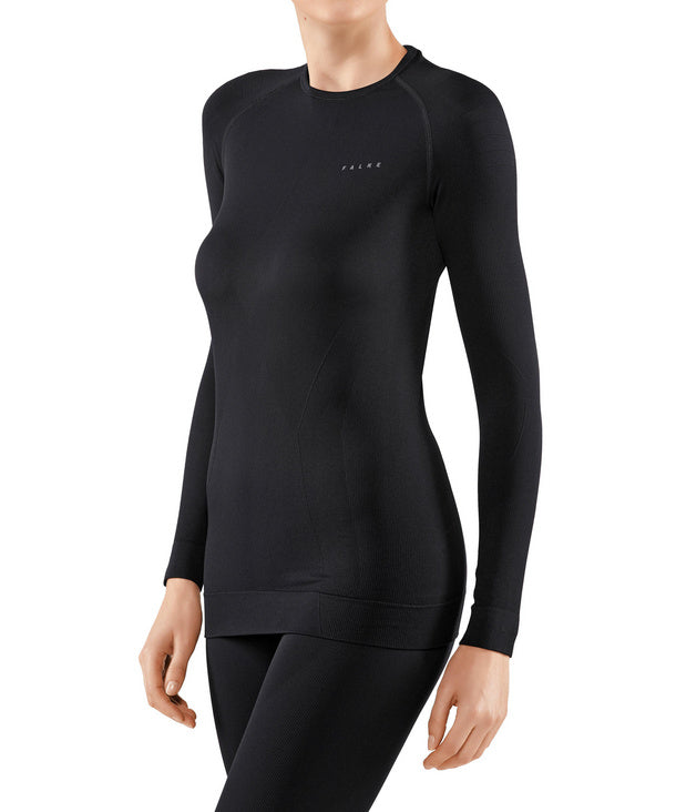 FALKE Maximum Warm Long-Sleeve Shirt Black front