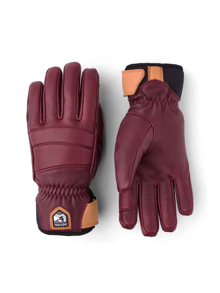 Hestra Women's Fall Line 5-Finger ski glove Bordeaux