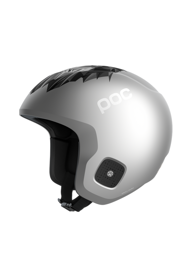 POC Skull Dura Jr Marco Odermatt Edition Ski Helmet Argentite Silver - front