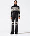 25 Perfect Moment - Women's Aurora High Waist Flare Ski Pant Ski Pants Perfect Moment Jet Black/Snow White XS