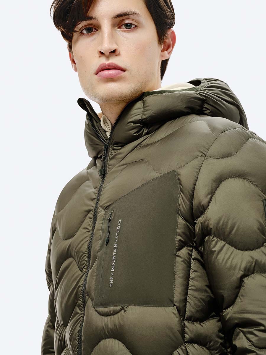 26 Mountain Studio - Men's D-7 Ultralight Down Hood Jacket Unclassified The Mountain Studio