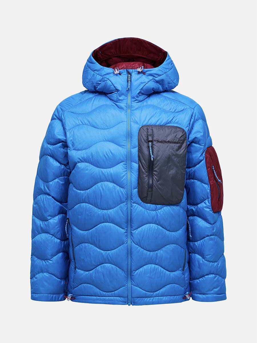 26 Peak Performance - Men's Helium Utility Down Hood Jacket Unclassified Peak Performance Azure Ascent/Mountain Mist L