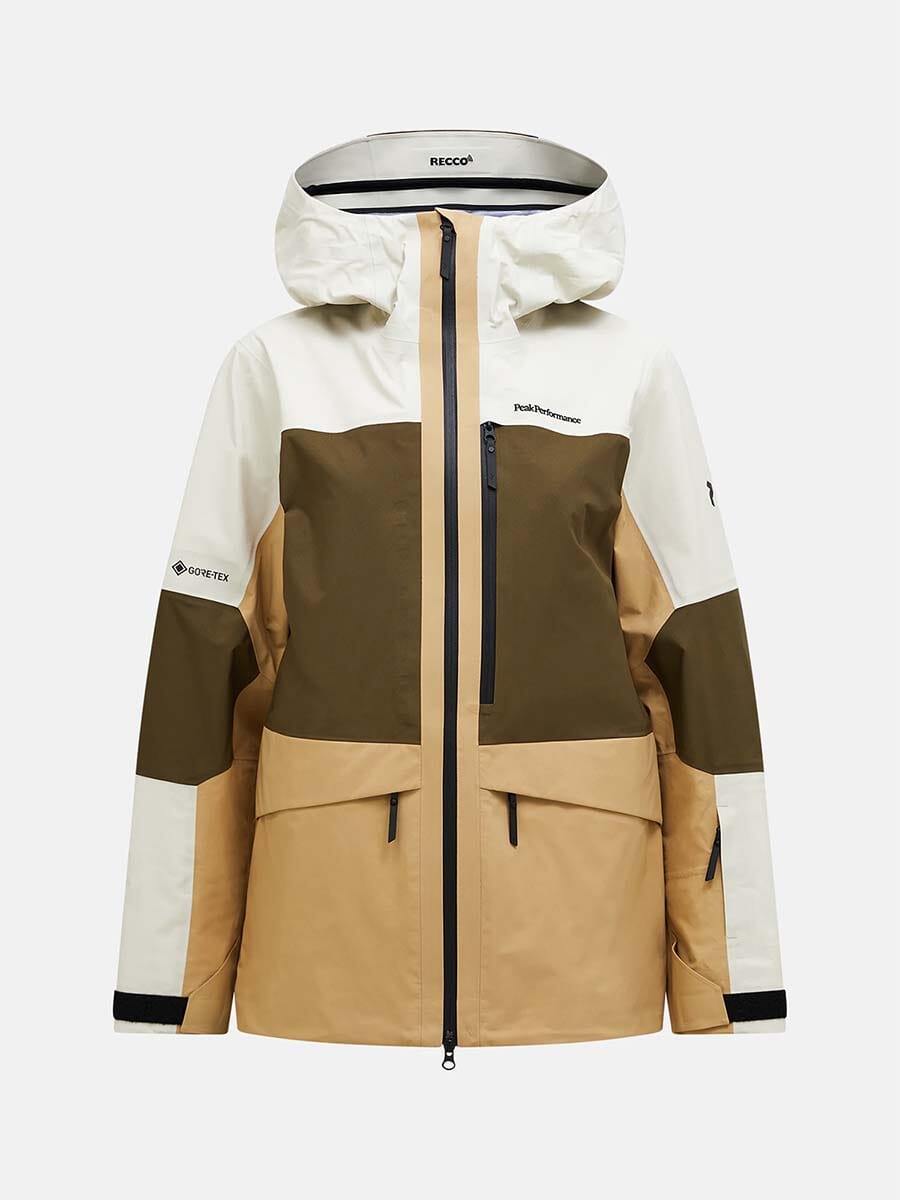 26 Peak Performance - Women's Gravity Gore-Tex 3L Jacket Unclassified Peak Performance Sierra Sand/Meadow Moss M