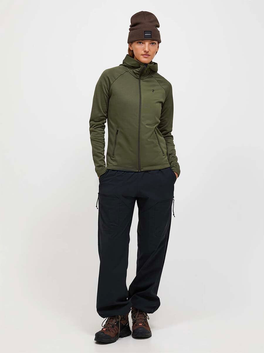 26 Peak Performance - Women's Rider Essentials Zip Hood Unclassified Peak Performance