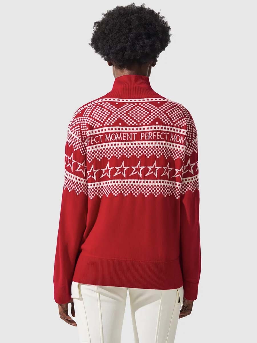 26 Perfect Moment - Women's Holiday Roll Neck Sweater Unclassified Perfect Moment