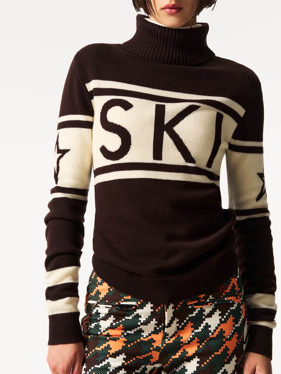 26 Perfect Moment - Women's Schild Sweater Unclassified Perfect Moment Chocolate XS