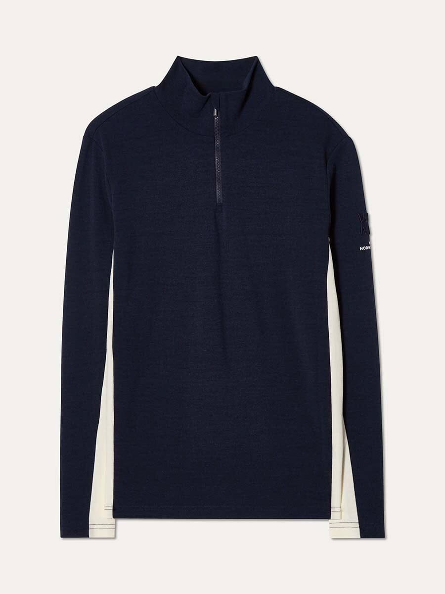 26 We Norwegians - Men's Voss 1/4-Zip Unclassified We Norwegians Navy Blue S
