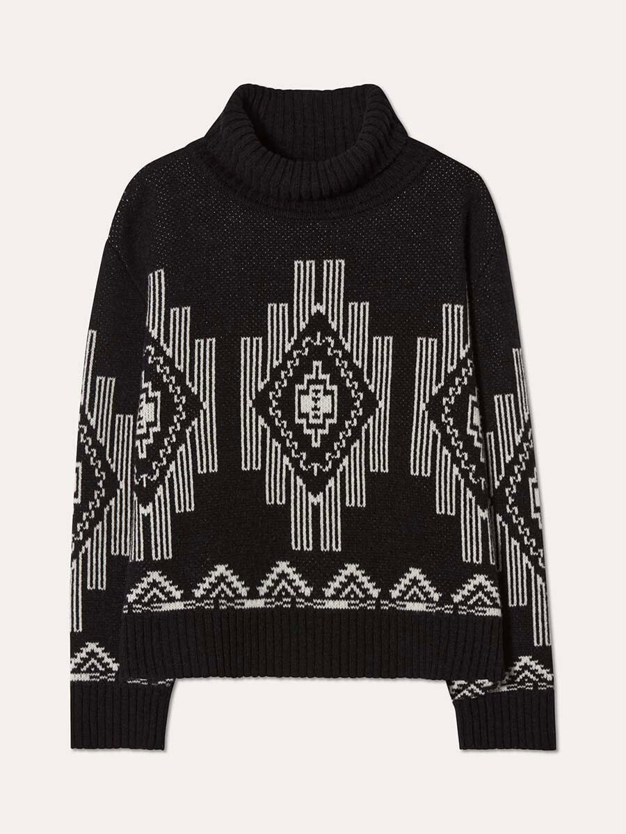 26 We Norwegians - Women's Kautokeino Sweater Unclassified We Norwegians Black S