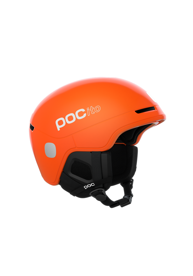 POC POCito Obex MIPS Kids Ski Helmet Fluorescent Orange - side