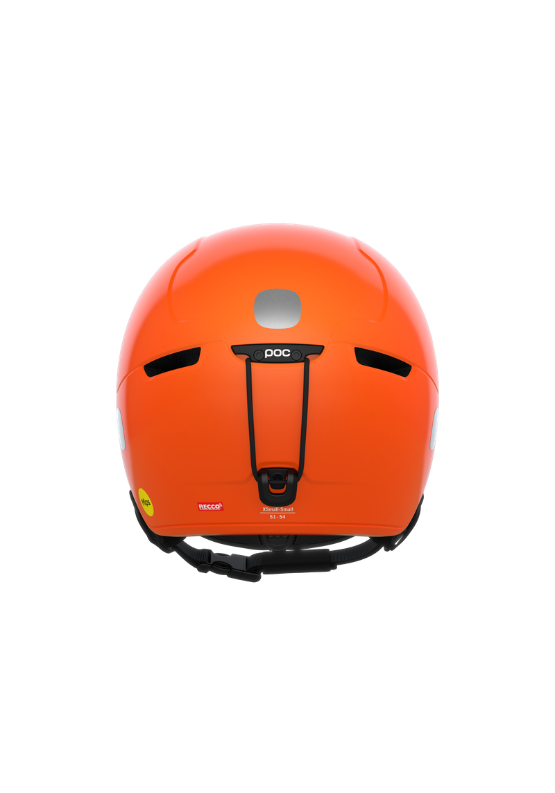 POC POCito Obex MIPS Kids Ski Helmet Fluorescent Orange - detail