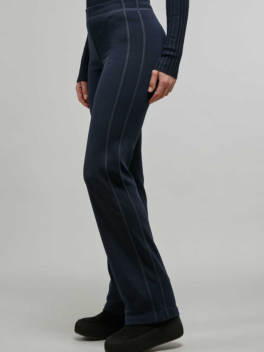 Women's Inga Wool Powerstretch Ski Pants Black – model 2