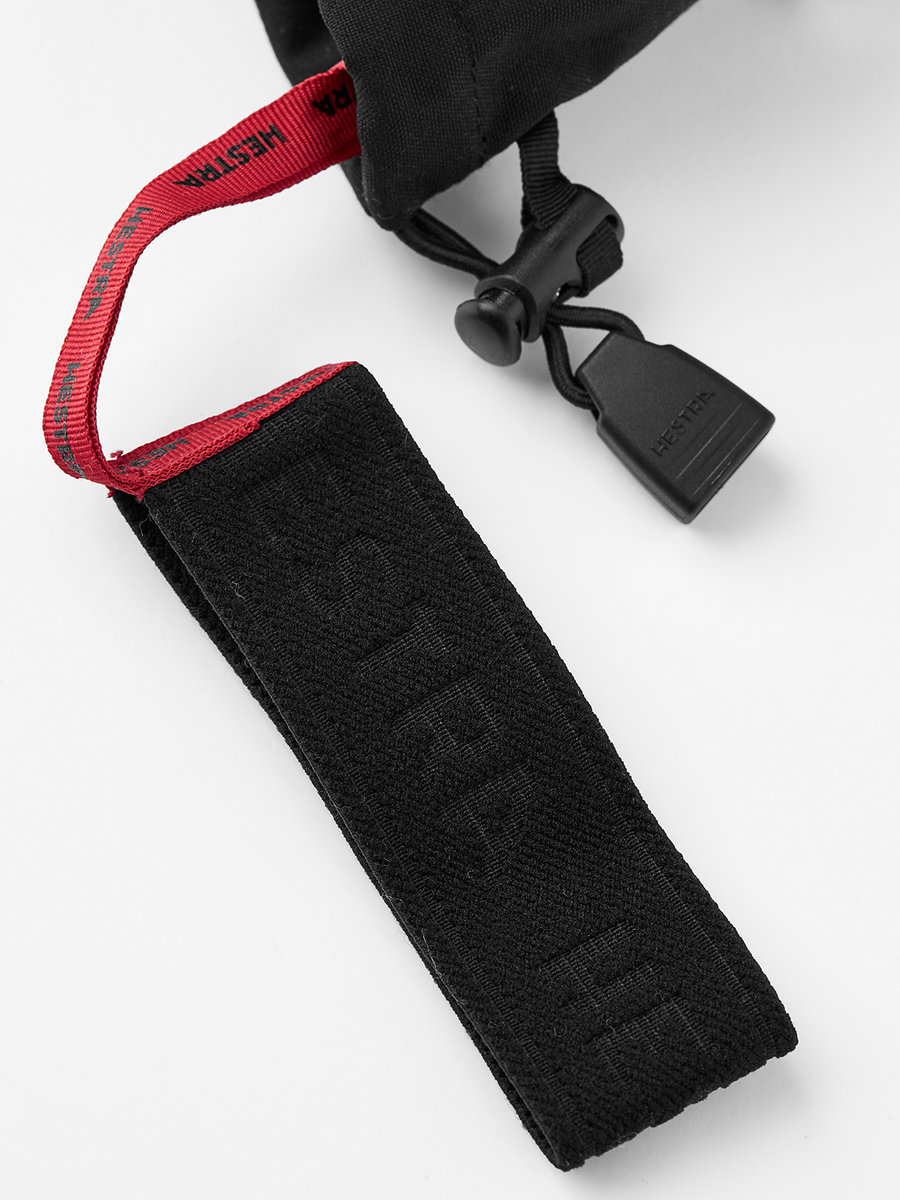 Army Leather Heli Ski 5-finger - Black detail