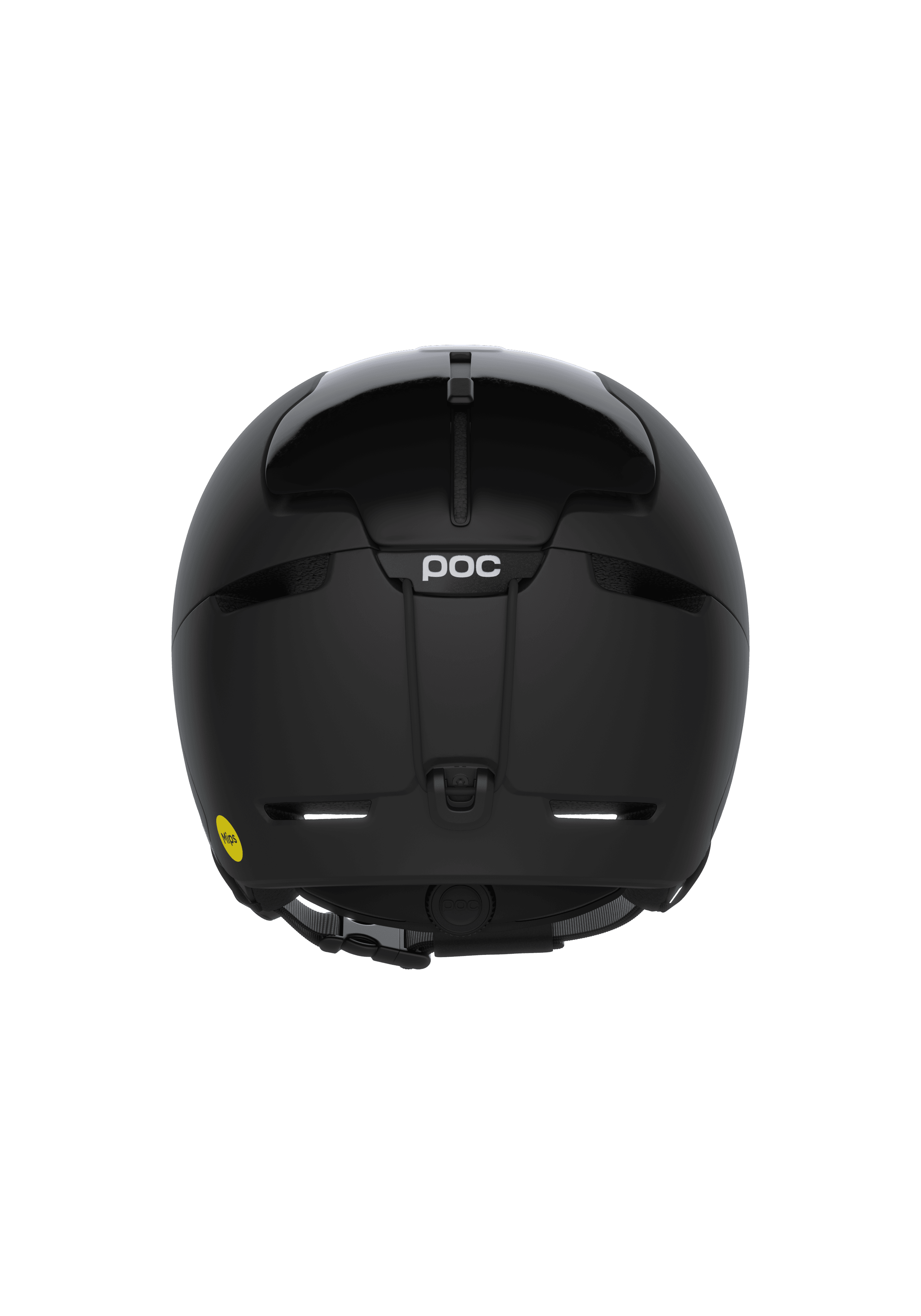 POC Obex Wide Fit MIPS — Uranium Black Matt — back view