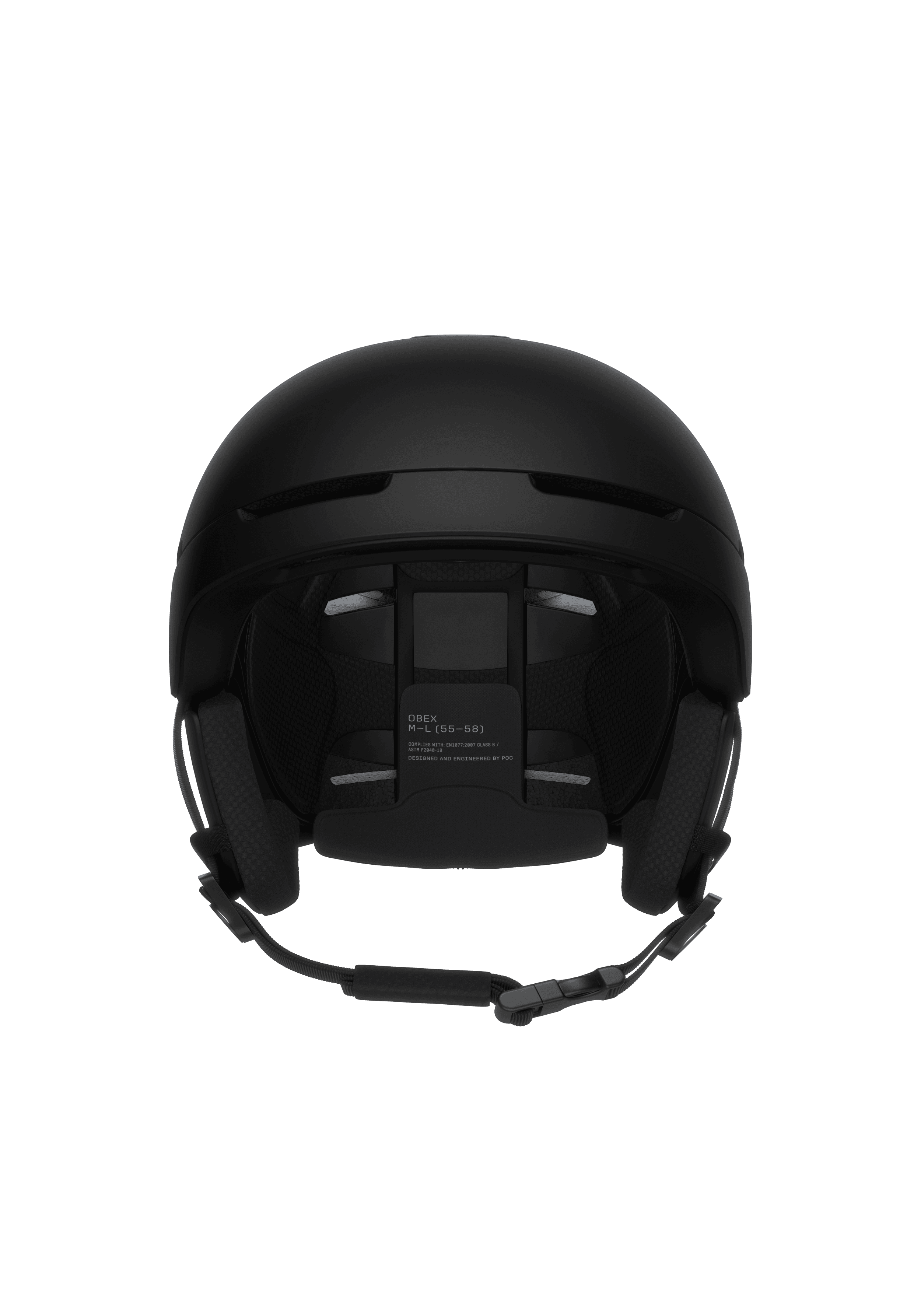 POC Obex MIPS — Uranium Black Matt — side view