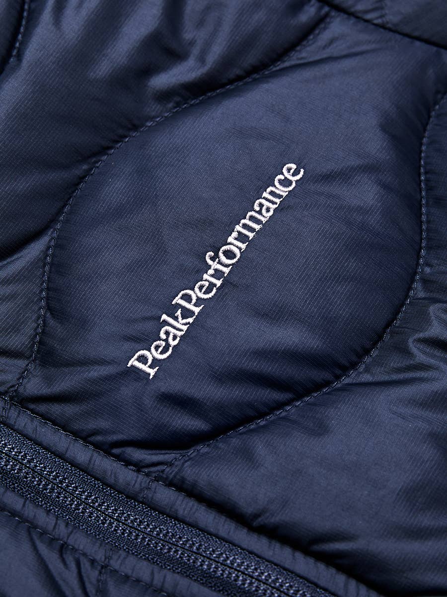 Peak Performance Junior Helium Down Hood Jacket - Blue Shadow