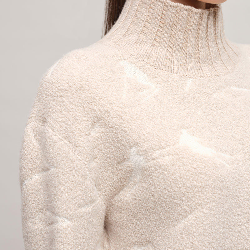 Whiteface Multi Merino Extrafine Jacquard detail