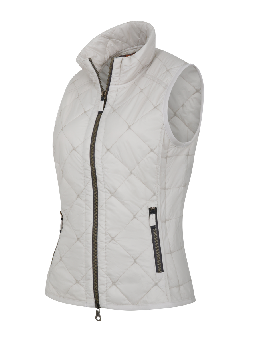 Women's Tracy Quilted Vest Sandstone – side