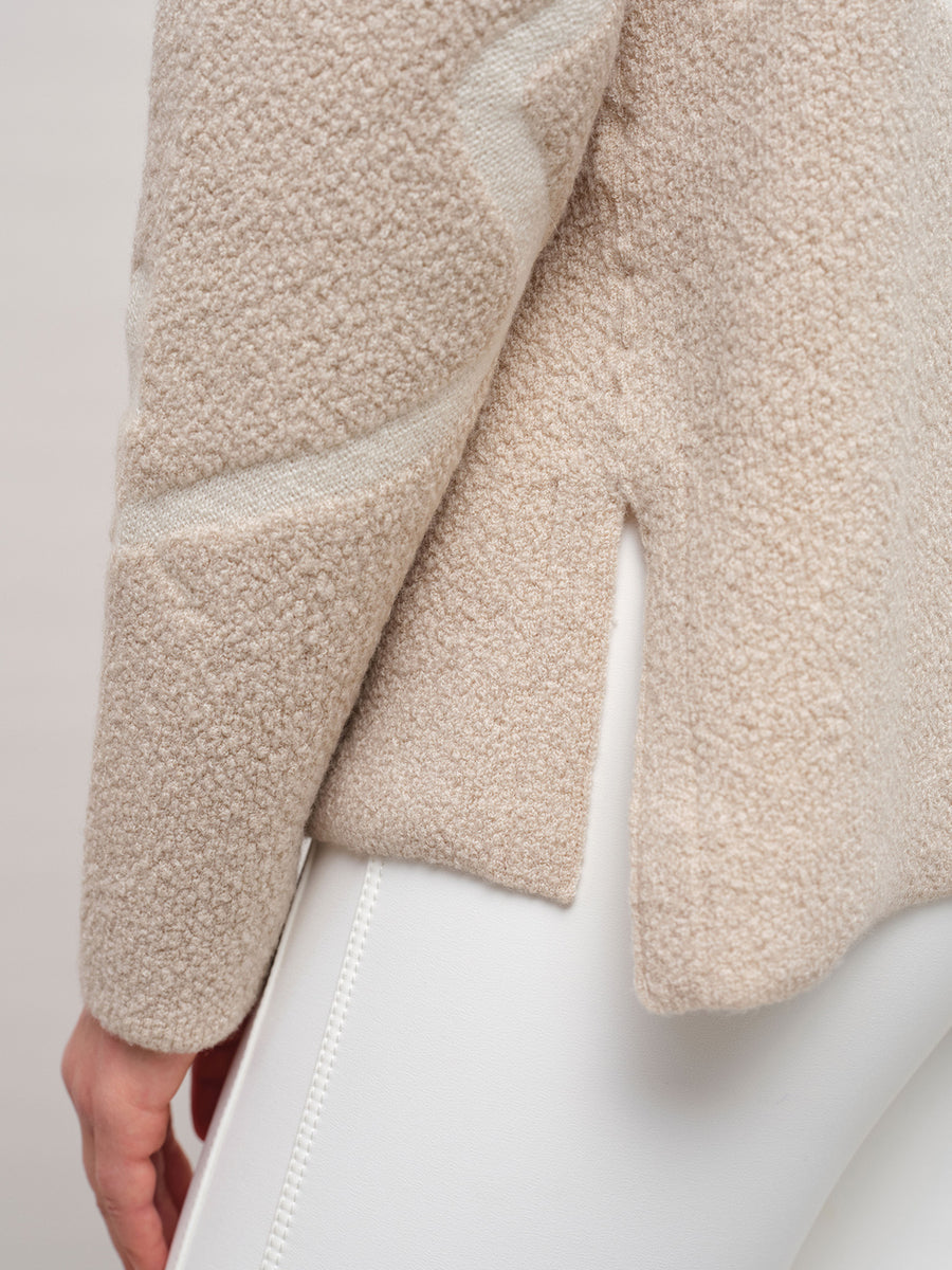 Women's Chatel Knit Sweater Pearl – detail