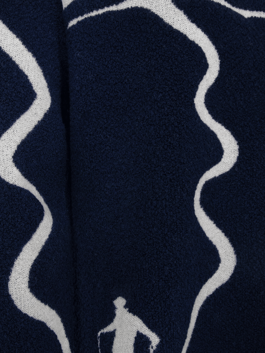 Women's Chatel Knit Sweater Midnight – detail
