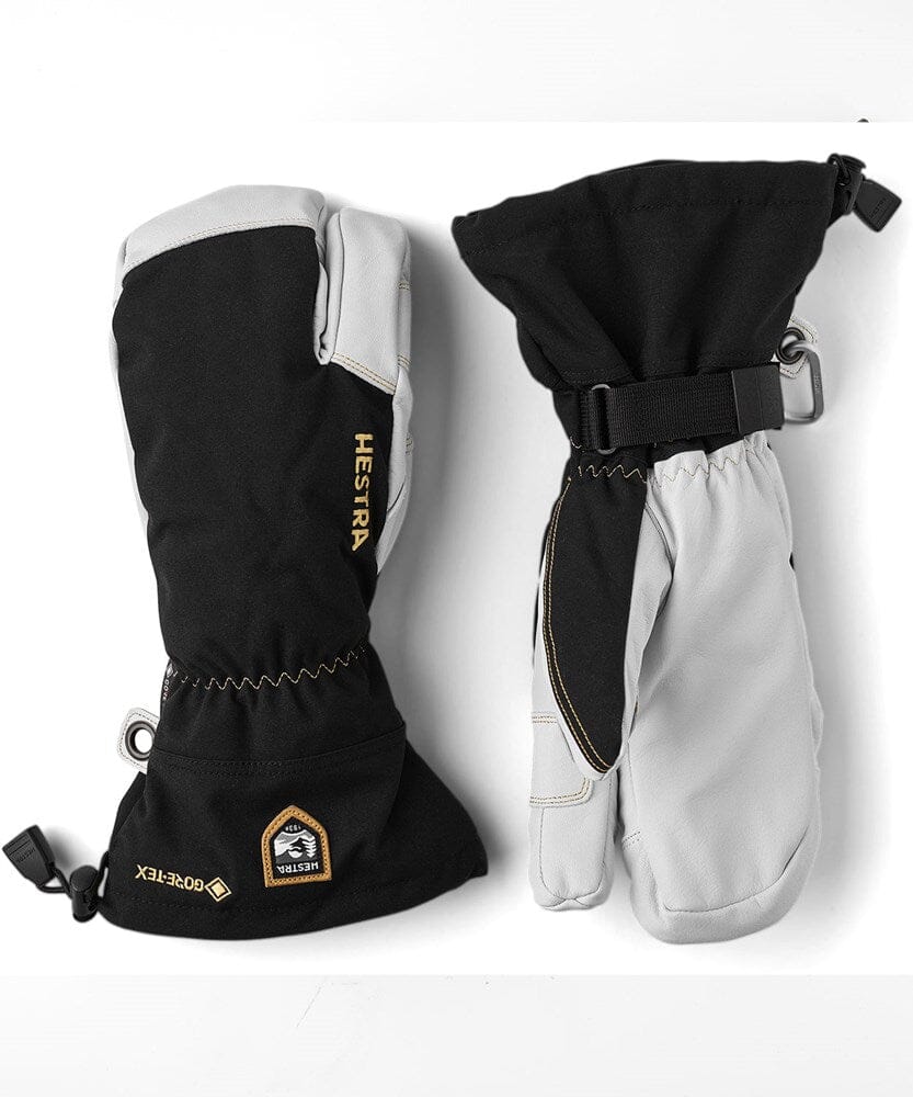 Army Leather Gore-Tex - 3 Finger Gloves Hestra