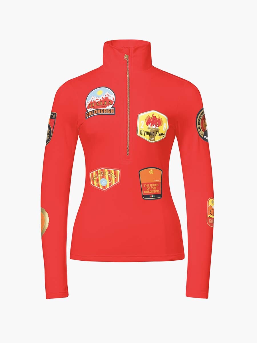 Goldbergh - Women's Triumph Ski Pully Unclassified Goldbergh Flame M