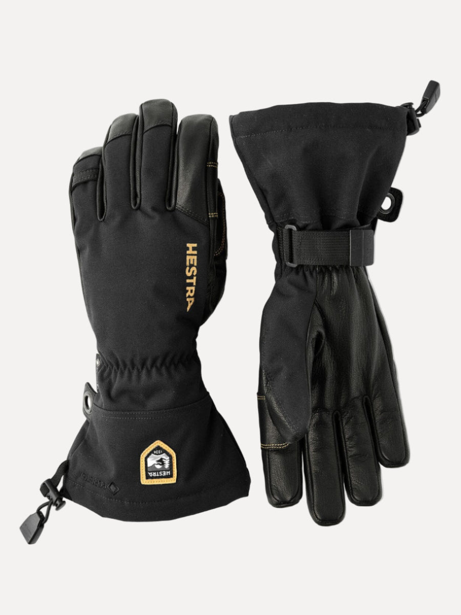 Hestra - Army Leather Gore-Tex - 5 Finger Gloves Hestra Black / Black 6