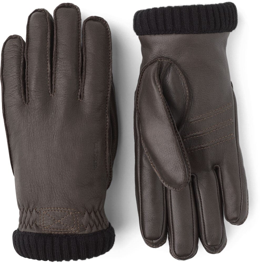 Hestra - Deerskin Primaloft Rib Unclassified Hestra Dark Brown 7