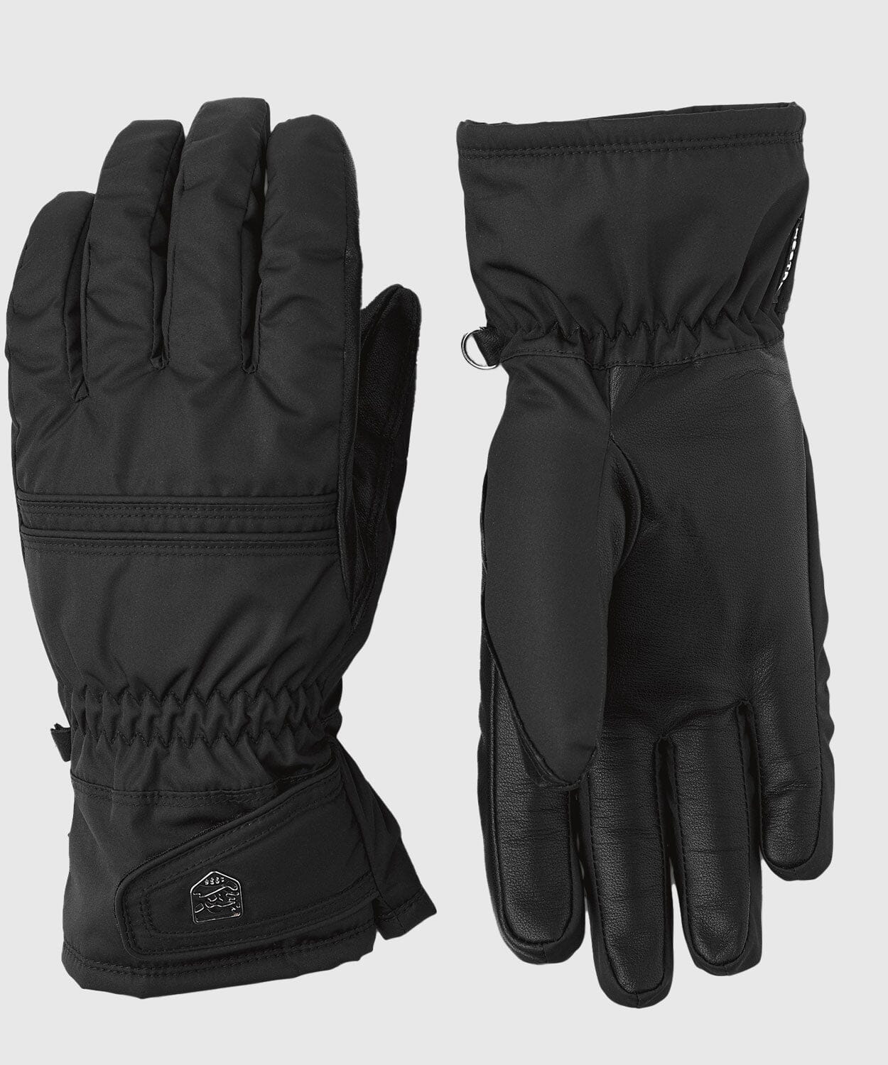 Hestra - Primaloft Leather - 5 Finger Gloves Hestra Black/Black 6