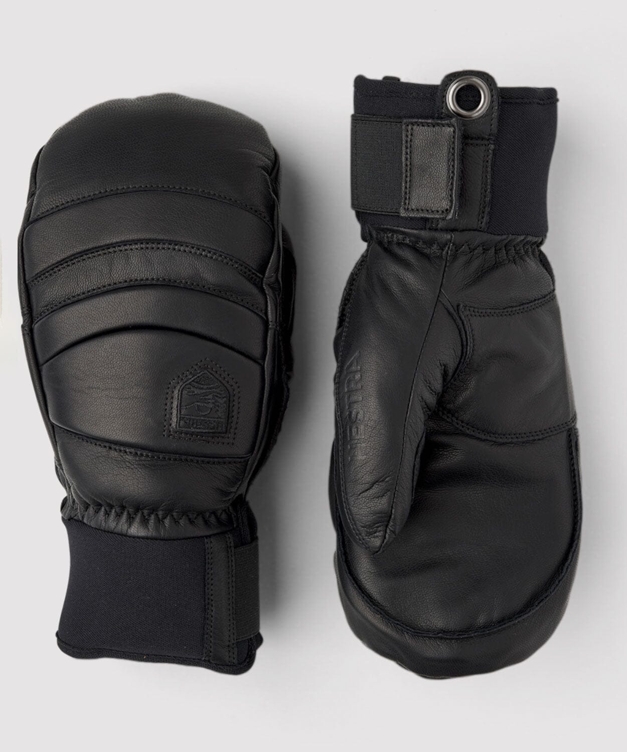 Leather Fall Line Mitten Gloves Hestra Black / Black 6