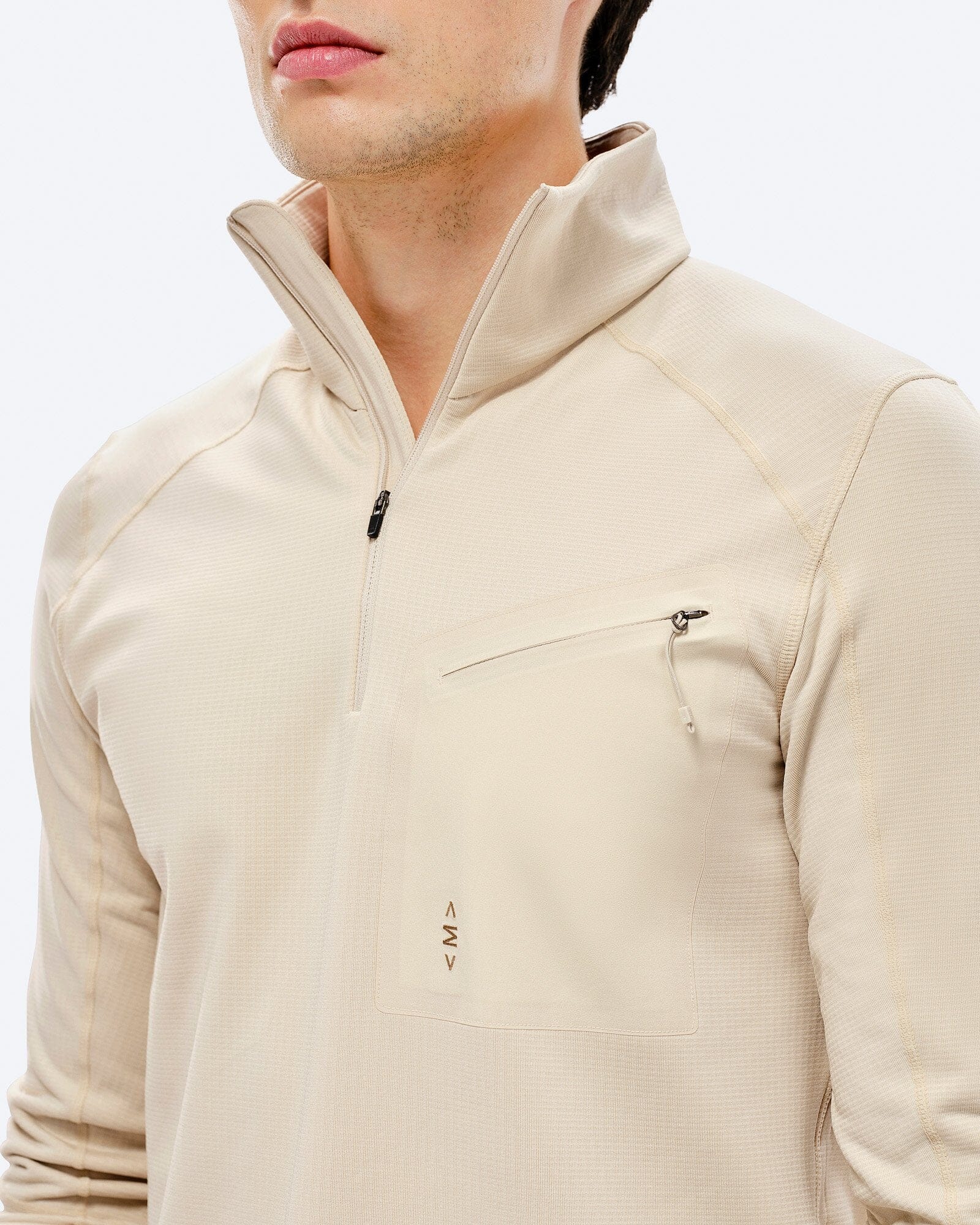 M-5 Men's Techno Stretch Mid T-Neck Mid Layer The Mountain Studio