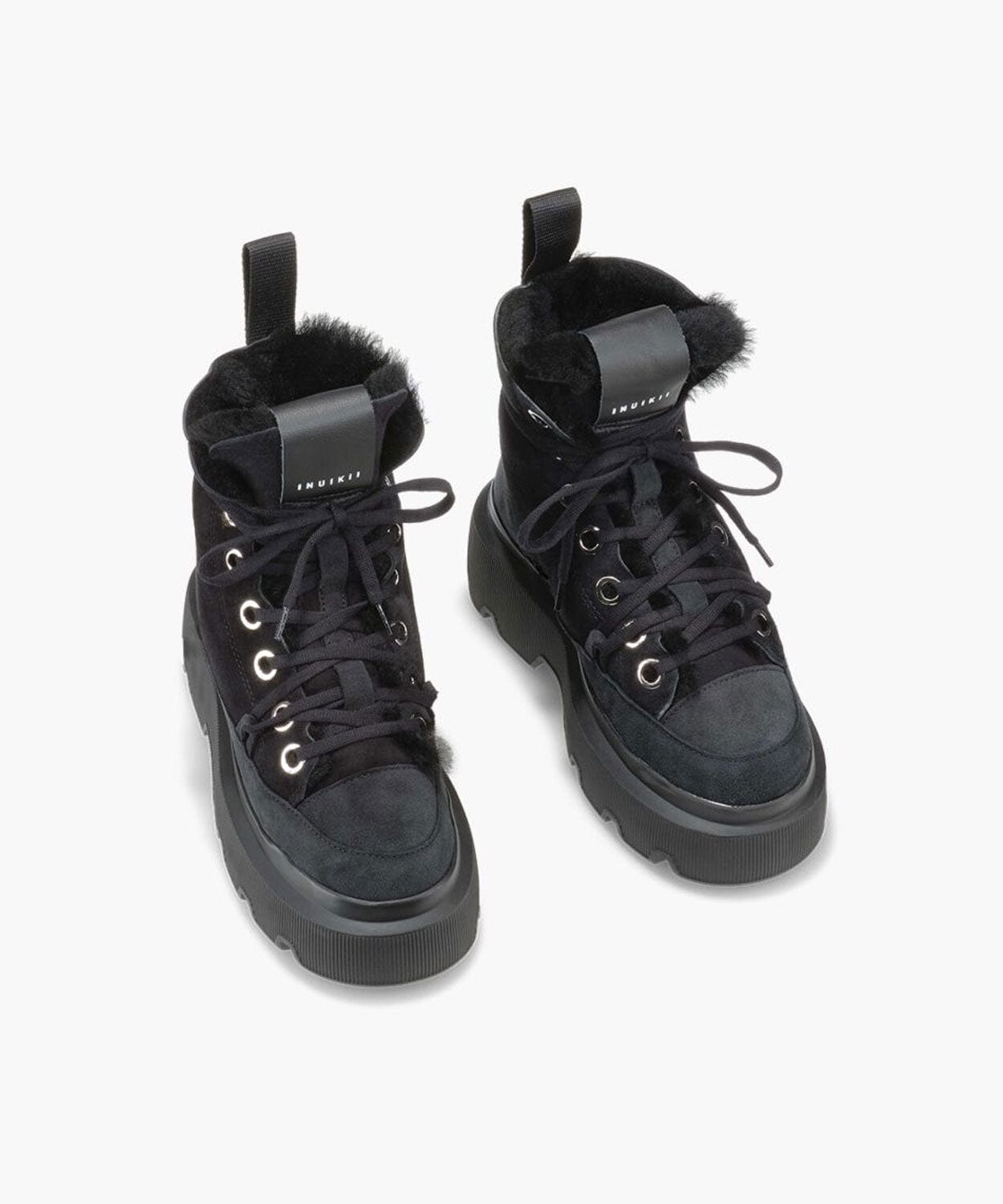 【Inuikii】 Matilda shearling-linedスエードレースアップブー Matilda Shearling Boot – Snowsport