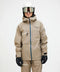 Men's Alpine Gore Tex Ski Jacket Ski Jackets Peak Performance Avid Beige S