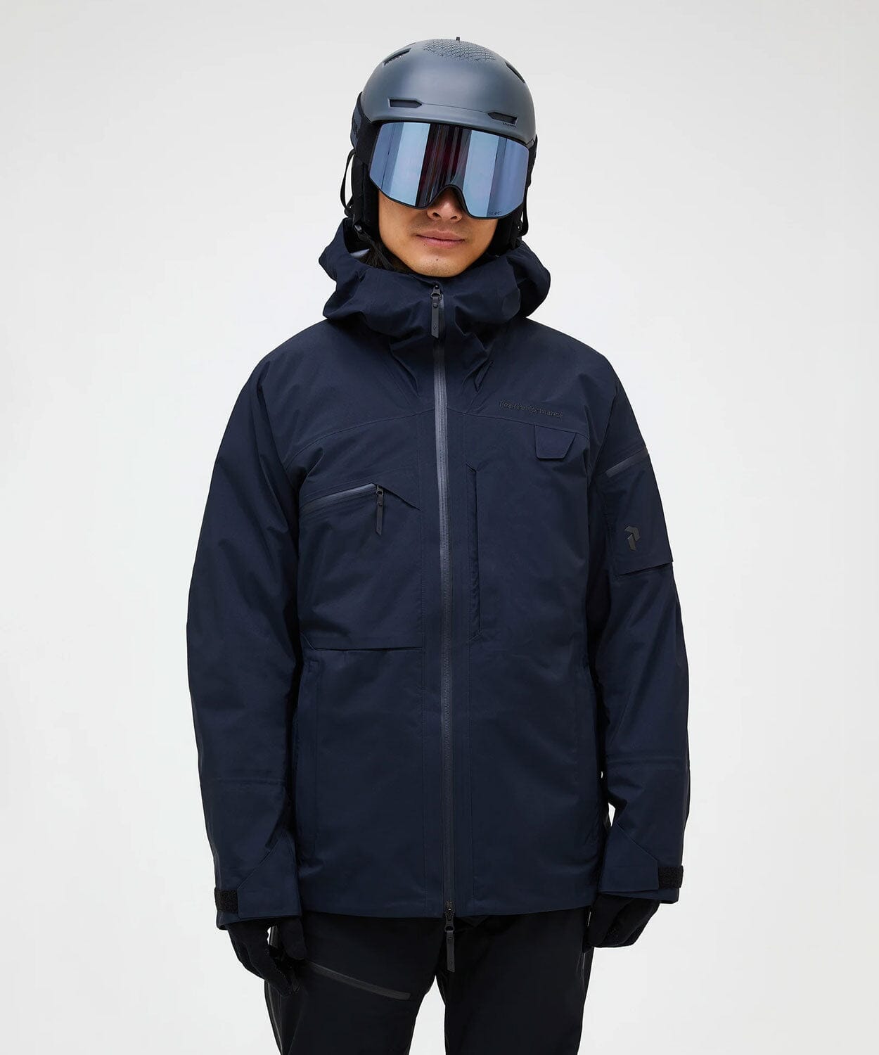 Men's Alpine Gore Tex Ski Jacket Ski Jackets Peak Performance Salute Blue S