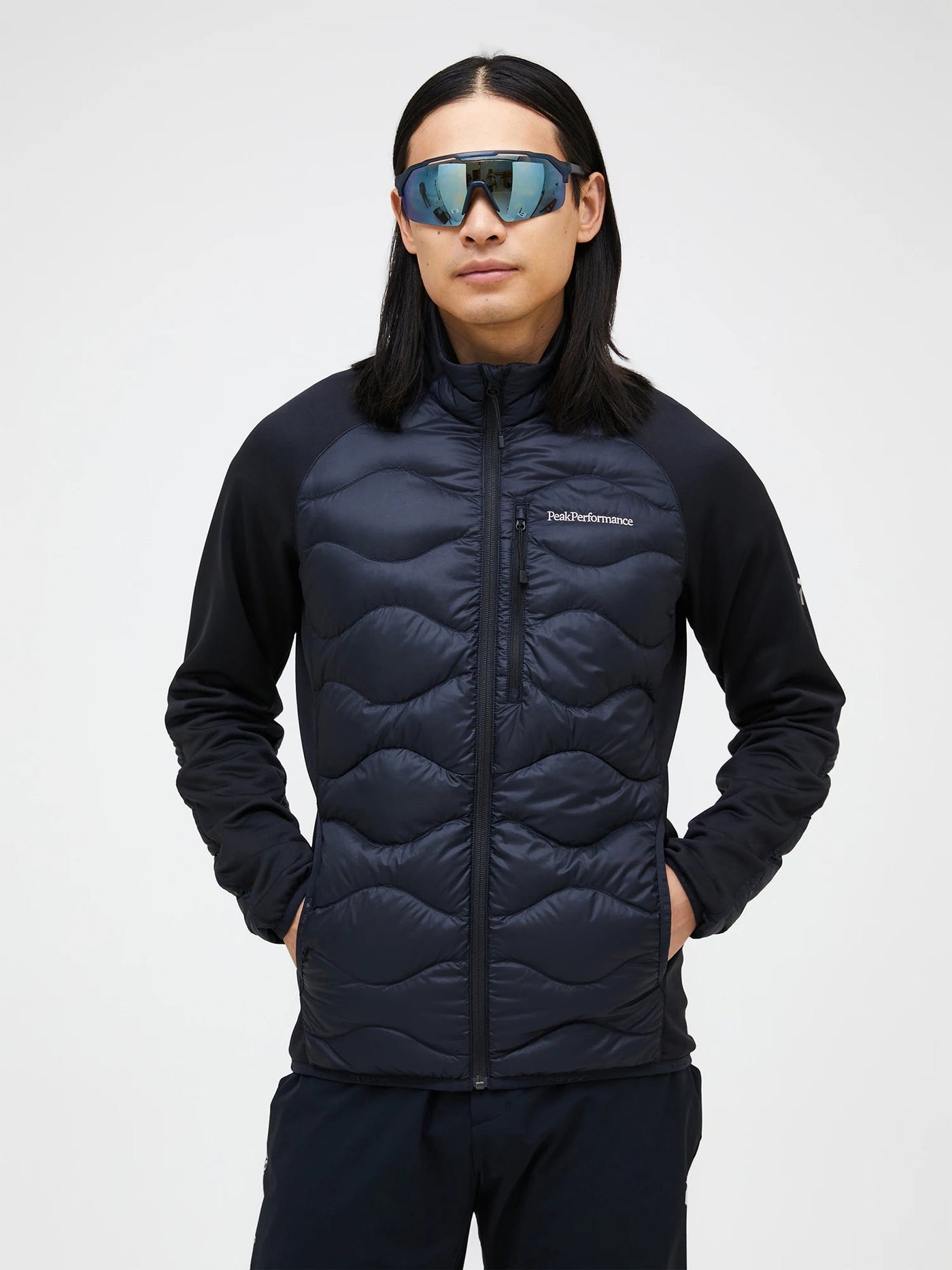 Men's Helium Down Hybrid Jacket Mid Layer Peak Performance Black S