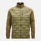 Men's Helium Down Hybrid Jacket Mid Layer Peak Performance Snap Green S