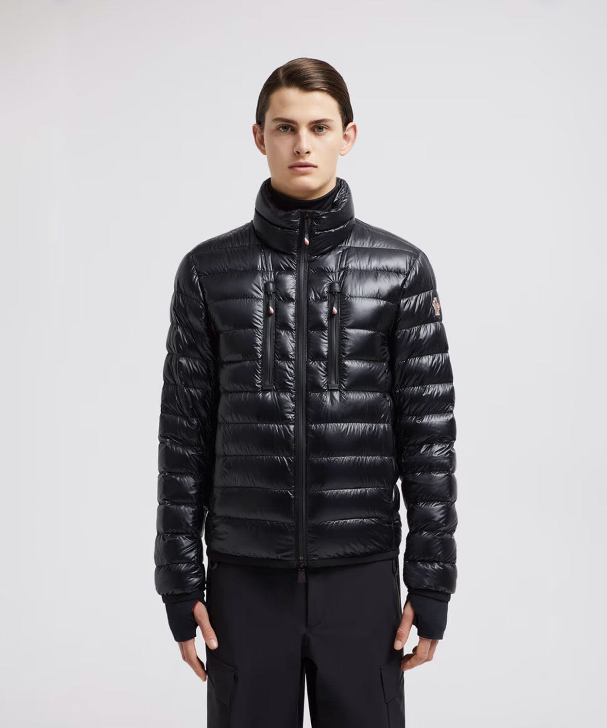 Men's Hers Short Down Jacket Jackets Moncler Black 3/L