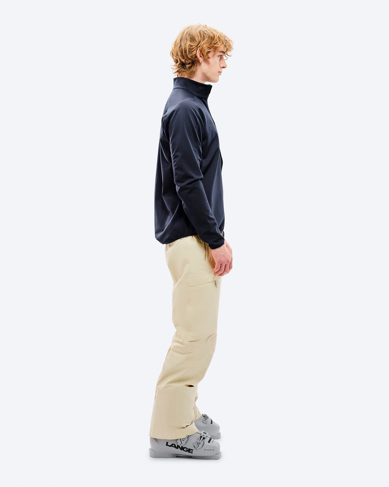 Men's M-8 Techno Grid Fleece T-Neck Mid Layer The Mountain Studio