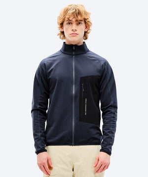 Men's M-8 Techno Grid Fleece T-Neck Mid Layer The Mountain Studio Eclipse XS