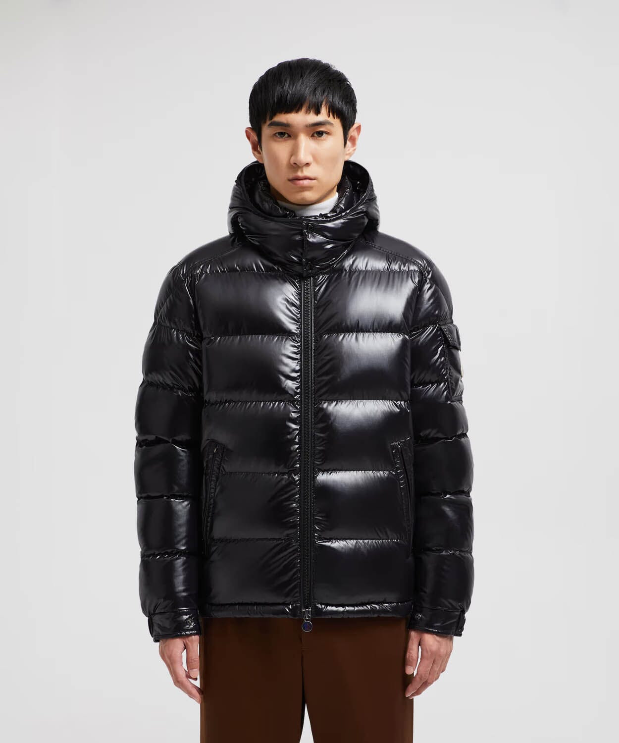 Men's Moncler Maya Short Down Jacket W24 Jackets Moncler Black 3/L