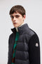 Men's Padded Wool Zip-Up Hoodie Jackets Moncler