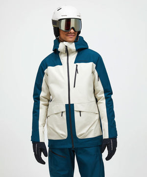 Men's Vertical Gore-Tex 3L Jacket Ski Jackets Peak Performance Infinity Teel / Sand Fog XL