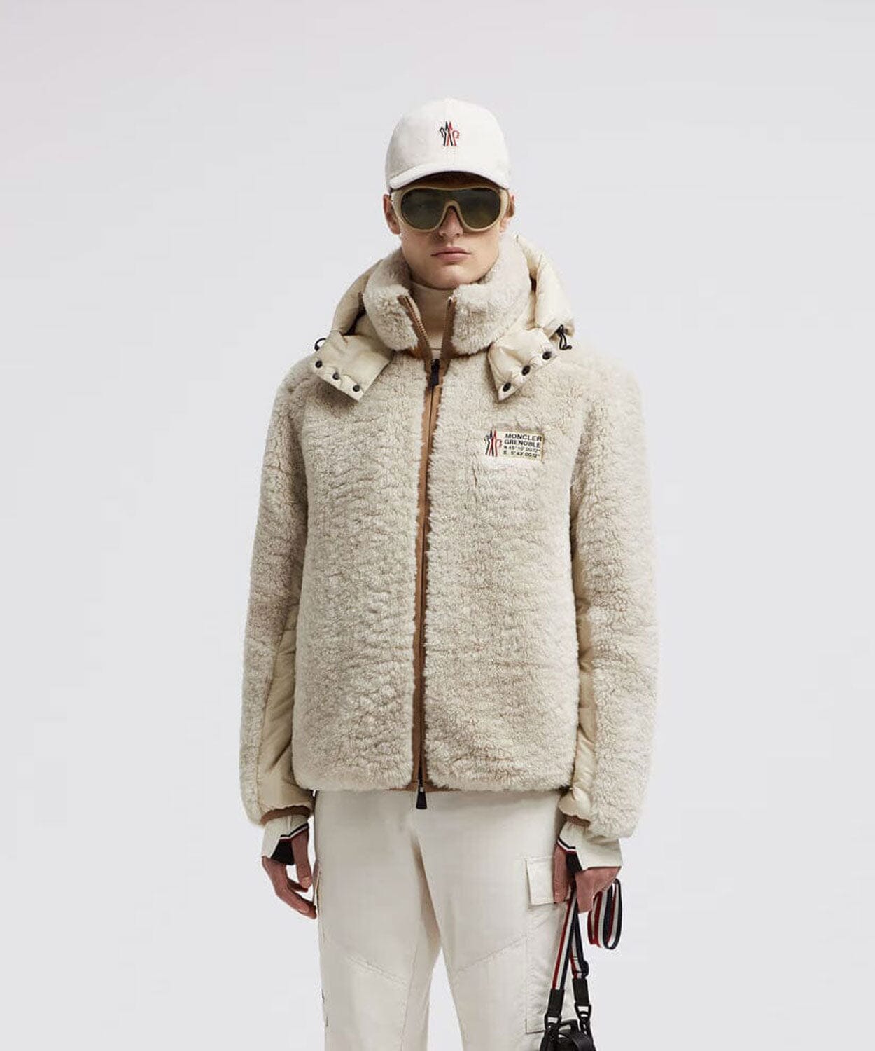 Men's Wengi Reversible Short Down Jacket Jackets Moncler Light Beige 2/M