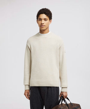 Men's Wool & Cashmere Sweater Sweaters | Knitwear Moncler Sand Beige M
