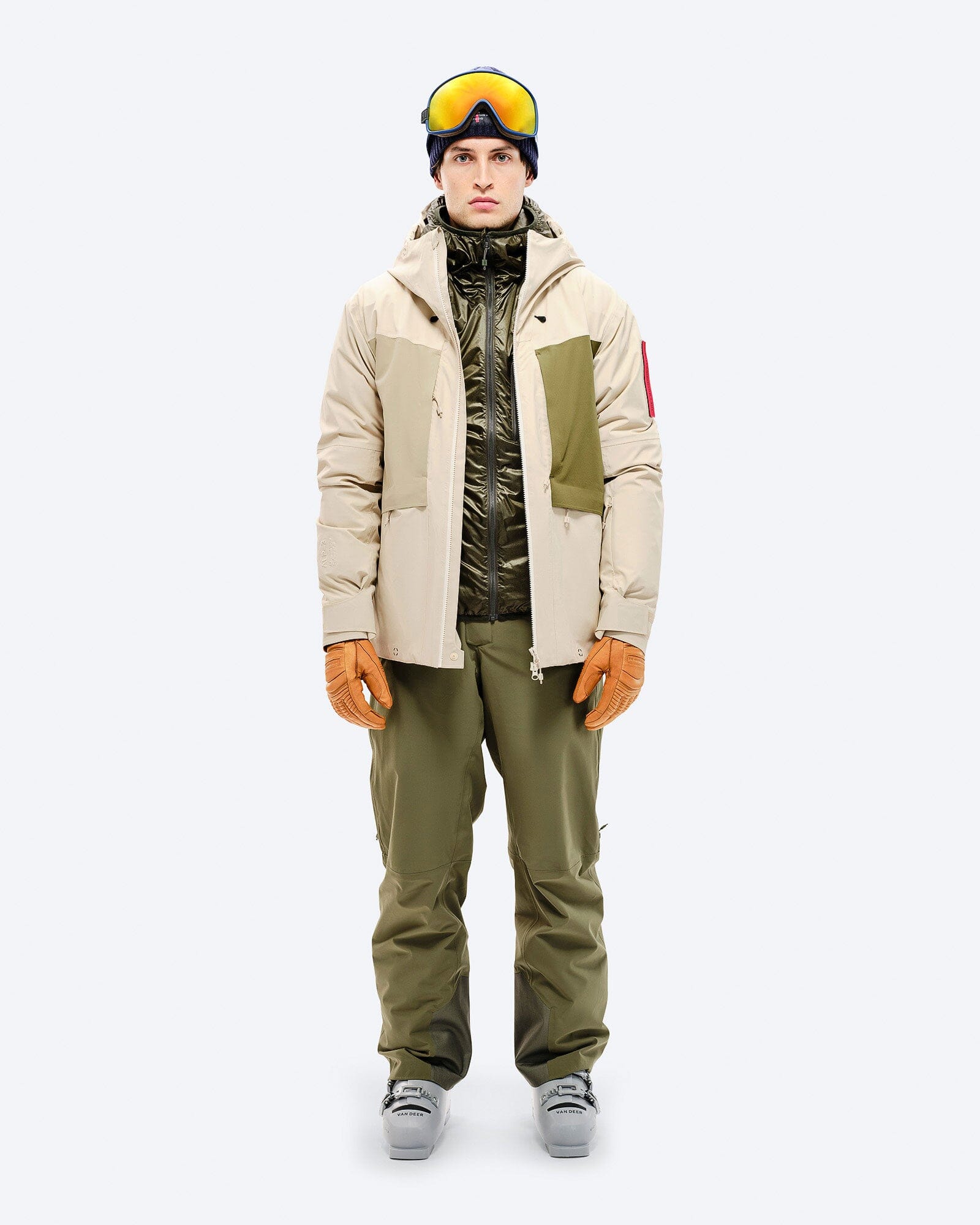 Men's Y-5 3L Hybrid Shell Bib Pant Ski Pants The Mountain Studio