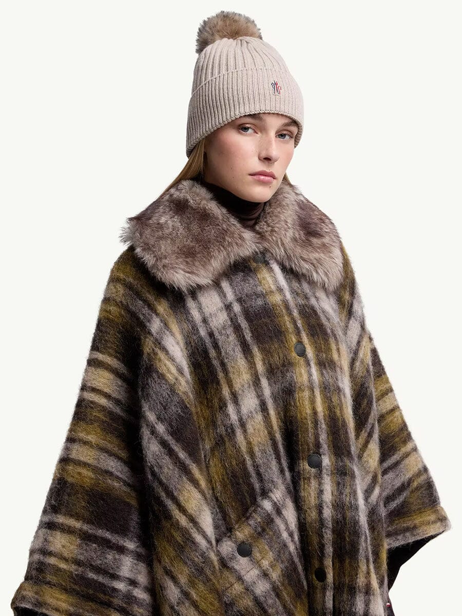 Moncler - Cashmere Beanie with Pom Pom Unclassified Moncler