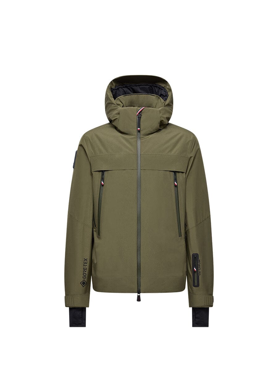 Moncler - Men's Balmhorn Hooded GORE-TEX Down Ski Jacket Unclassified Moncler Olive Green 1