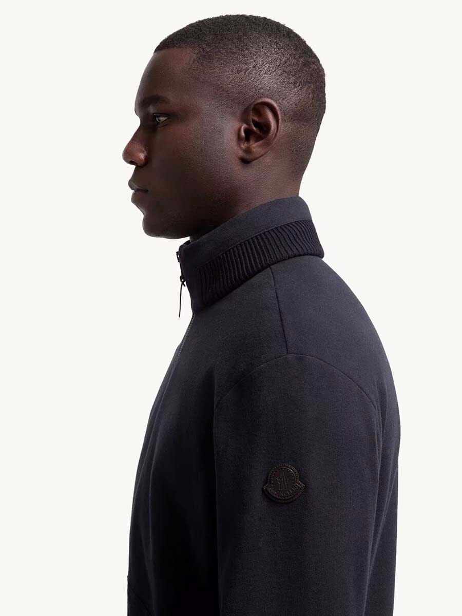 Moncler - Men's Cotton & Cashmere Zip-Up Sweatshirt Unclassified Moncler